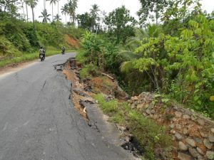 New road in Sangihe, North Sulawesi