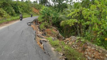 New road in Sangihe, North Sulawesi