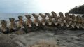 Last week's catch - Whale bones on beach at Lamalera, Indonesia