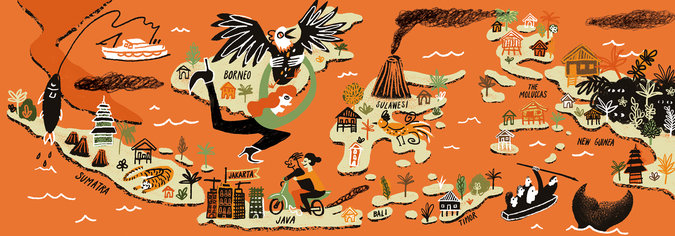 NY times header for review of Indonesia etc
