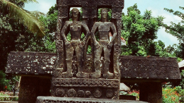 Megalithing tomb in Anakalang, Sumba