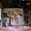 Inside a Dayak longhouse, West Kalimantan