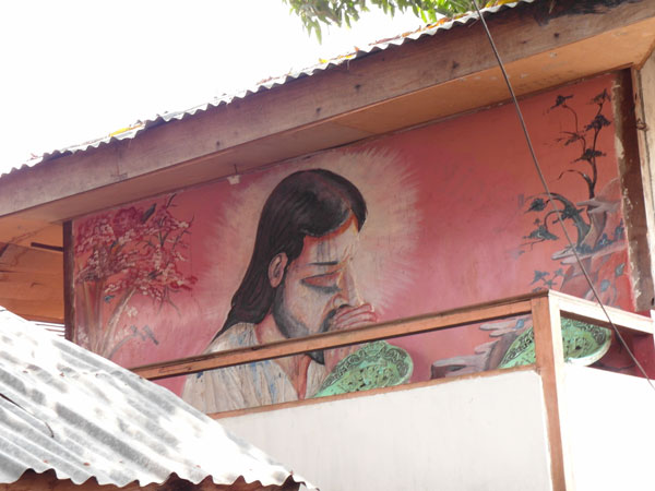 Catholic kitsch in Saumlaki, Tanimbar